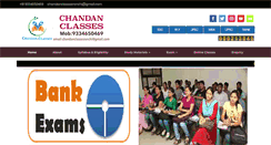 Desktop Screenshot of chandanclasses.com